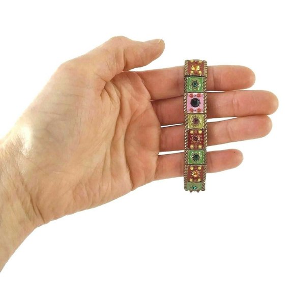 Women's Bracelet Copper Stones Boho Hippie Jewel Style Hand Trinket Gift for Her - Picture 7 of 7
